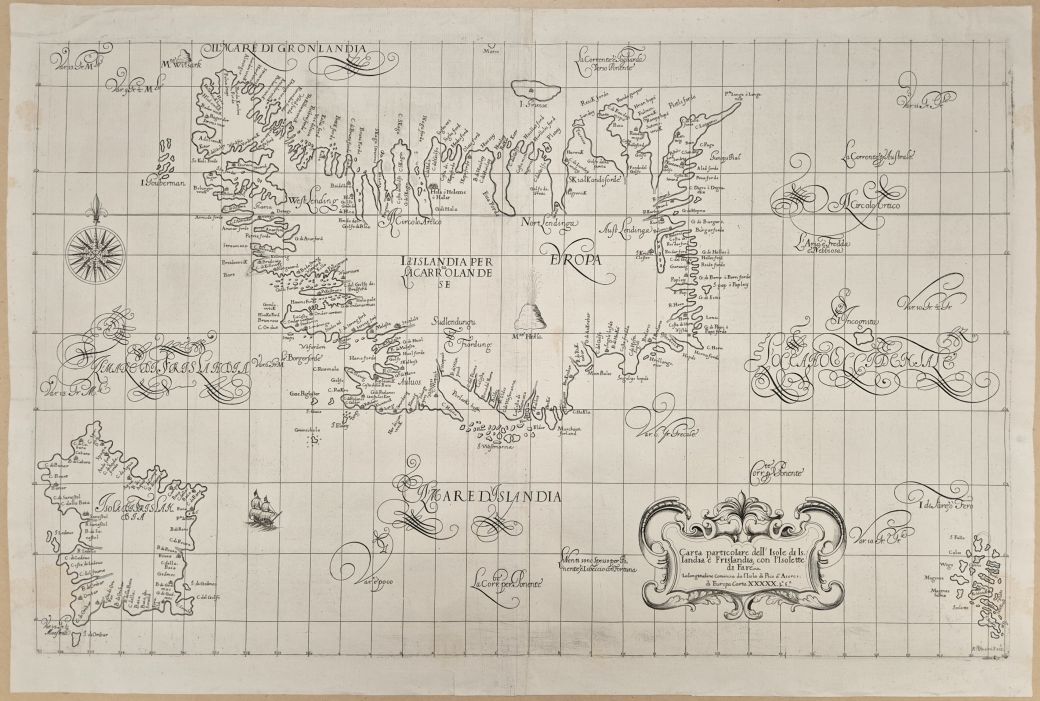 Carta Particolare dell'Isole di Islandia e Frislandia&hellip;