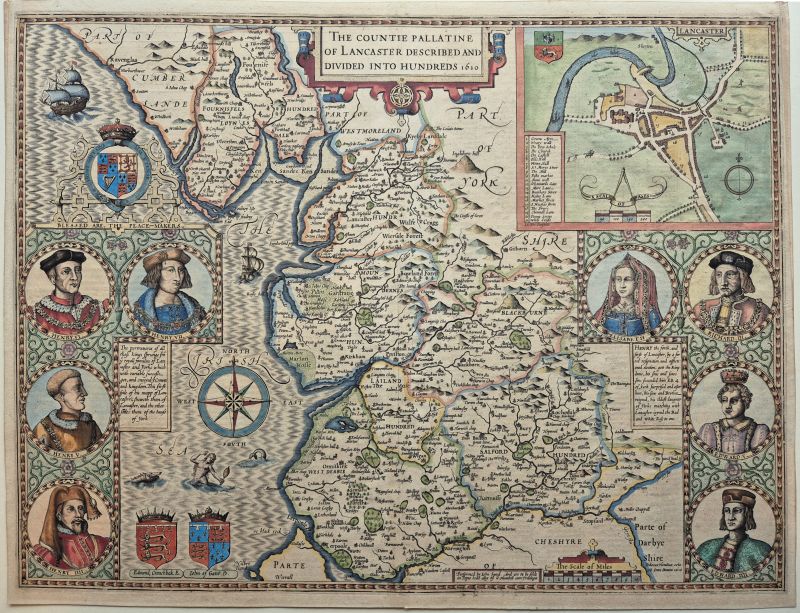 The Countie Pallatine of Lancaster Described and Divided into Hundreds