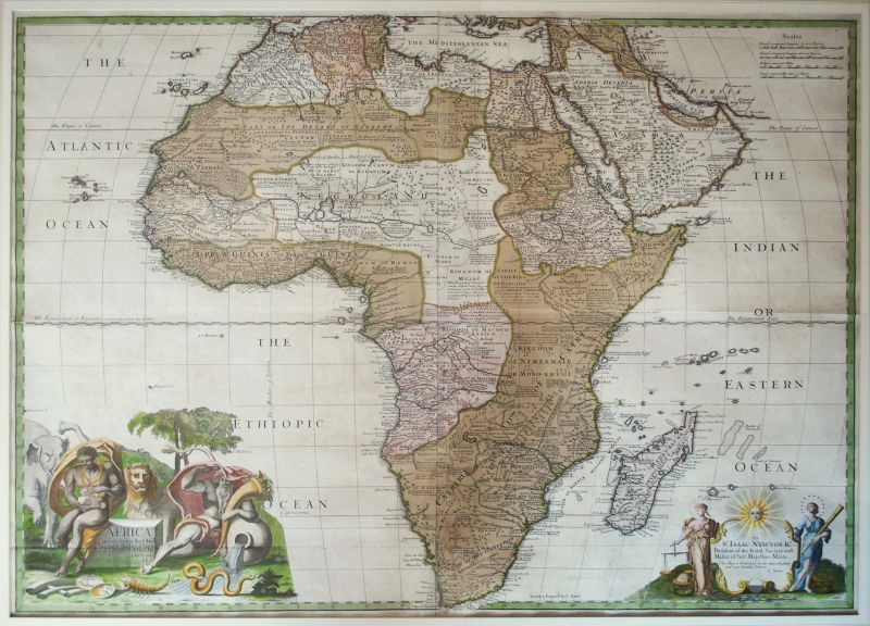 Africa Corrected From Observations of the Royal Society of London and Paris.