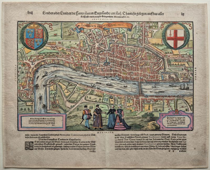 Londinum Feracis: Ang. Met. (London oder Lunden die Haupestatt in Engellande &hellip;)